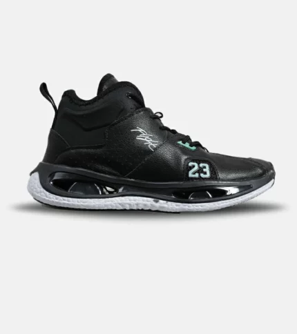 کفش کتانی ساقدار مشکی سبز مردانه و زنانه Nike air jordan 23 مدل 5938