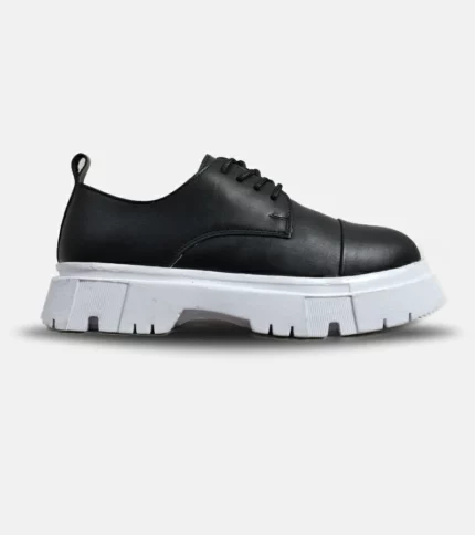 کفش کتانی مردانه مشکی BERSHKA مدل 6253