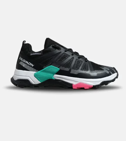 کفش کتانی مردانه و زنانه مشکی Salomon speed cross v03 مدل 6303