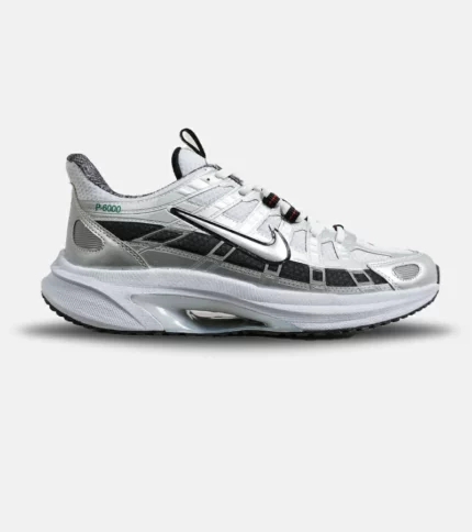 کفش کتانی مردانه و زنانه طوسی نقره ای نایک NIKE P-6000 مدل 6352