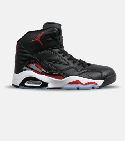 کفش کتانی ساقدار مردانه مشکی قرمز Nike air jordan 6 مدل 6648