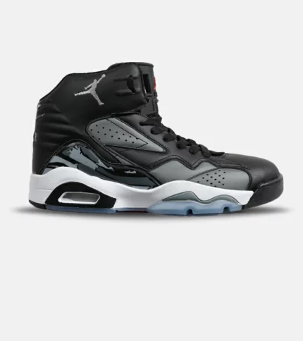 کفش کتانی ساقدار مردانه مشکی طوسی Nike air jordan 6 مدل 6647