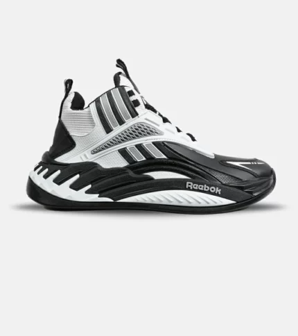 کفش کتانی ساقدار مشکی سفید Reebok Shaq Attaq مدل 6624