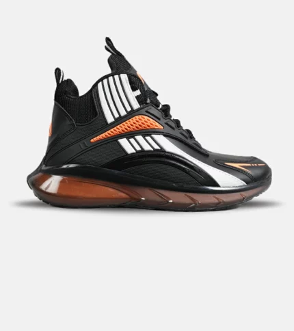 کفش کتانی ساقدار مشکی نارنجی سفید Reebok Shaq Attaq مدل 6551