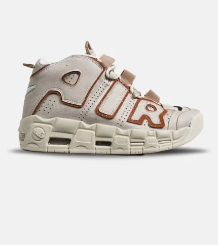 کفش کتانی مردانه و زنانه کرم قهوه ای NIKE Air More Uptempo '96 مدل 6491
