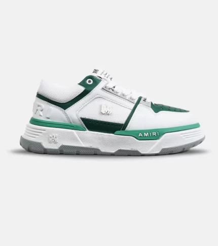 کفش کتانی سفید سبز AMIRI MA2 Leather مدل 6409