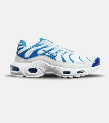 کفش کتانی مردانه سفید آبی NIKE AirMax Plus TN Ultra مدل 6878