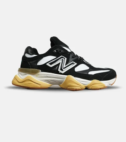 کفش کتانی مردانه و زنانه مشکی سفید خردلی NEW BALANCE 9060 مدل 6910