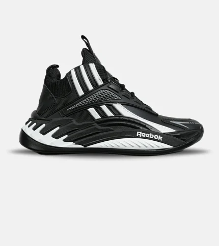 کفش کتانی ساقدار مشکی سفید Reebok Shaq Attaq مدل 6932
