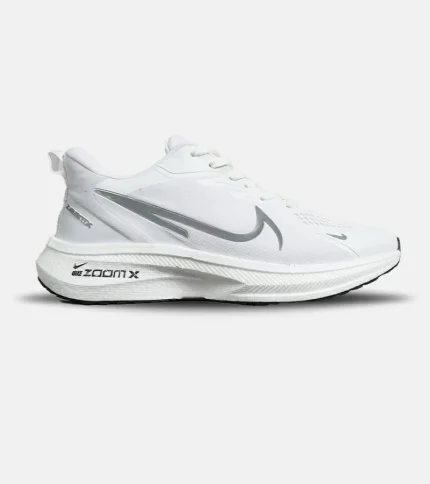 کفش کتانی مردانه طوسی سفید NIKE zoom x مدل 7048