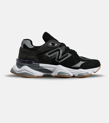 کفش کتانی مردانه و زنانه مشکی خاکستری NEW BALANCE 9060 مدل 7095