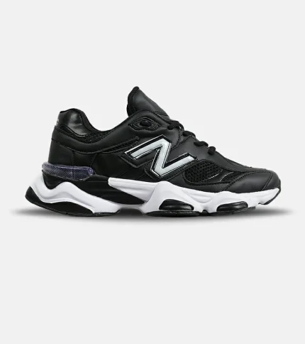 کفش کتانی مردانه و زنانه مشکی سفید NEW BALANCE 9060 مدل 7096